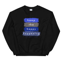 KEEP THE HAPPY HAPPENING Unisex Sweatshirt BLUES