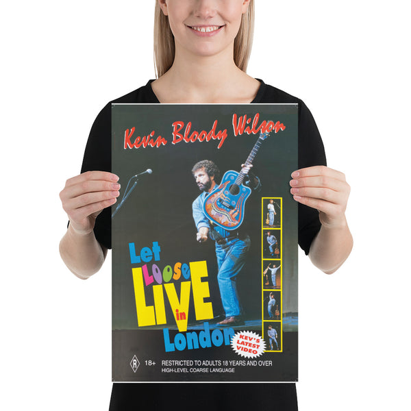 KBW LET LOOSE LIVE IN LONDON Tour Poster